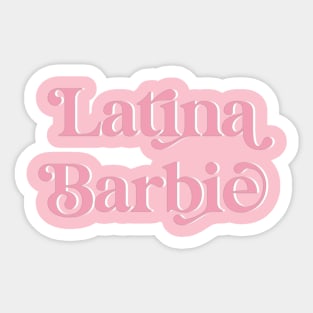 Latina Barbie Sticker